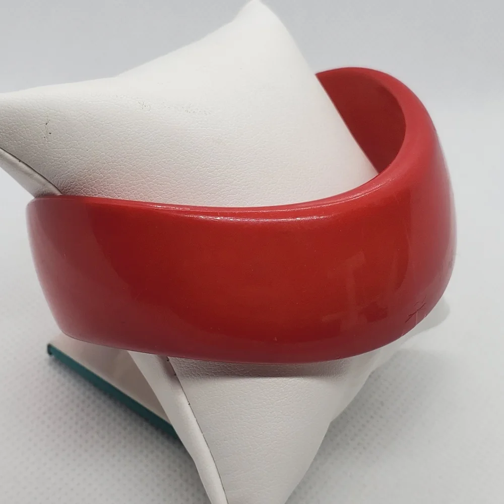 🍋 Vintage Retro Red Wavy Bracelet - Picture 1 of 6